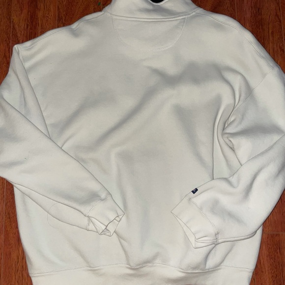 University of Kansas Sweatshirt Cream 2XL - Picture 4 of 6